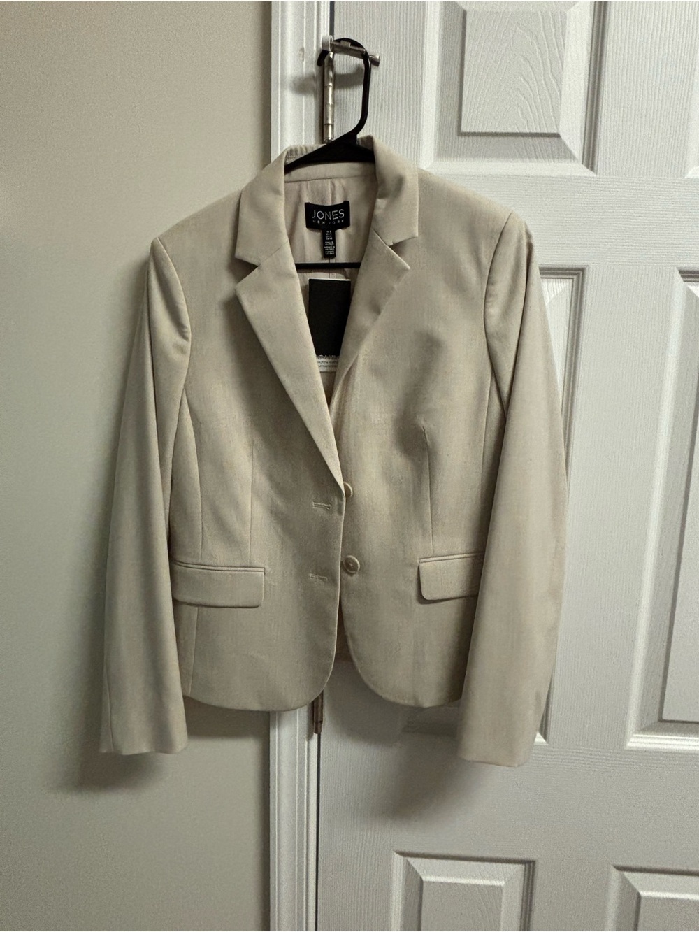 Jones New York Beige Tailored Blazer
